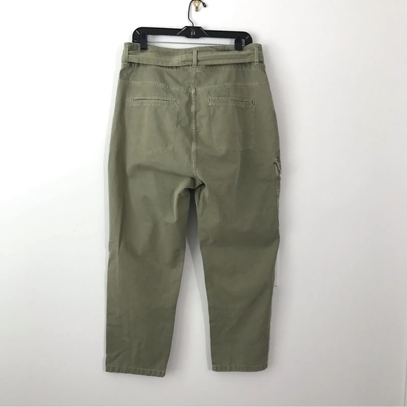 Zara Olive Green Cargo Pants - Picture 5 of 12